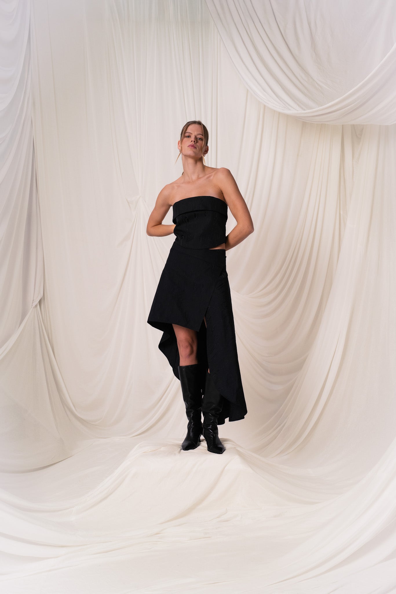 Aquarelle Moiré Skirt