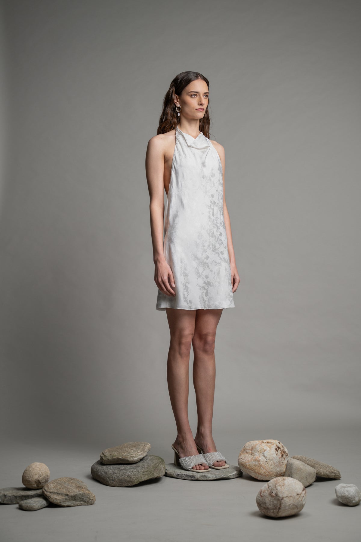 Pearl Satin Dress