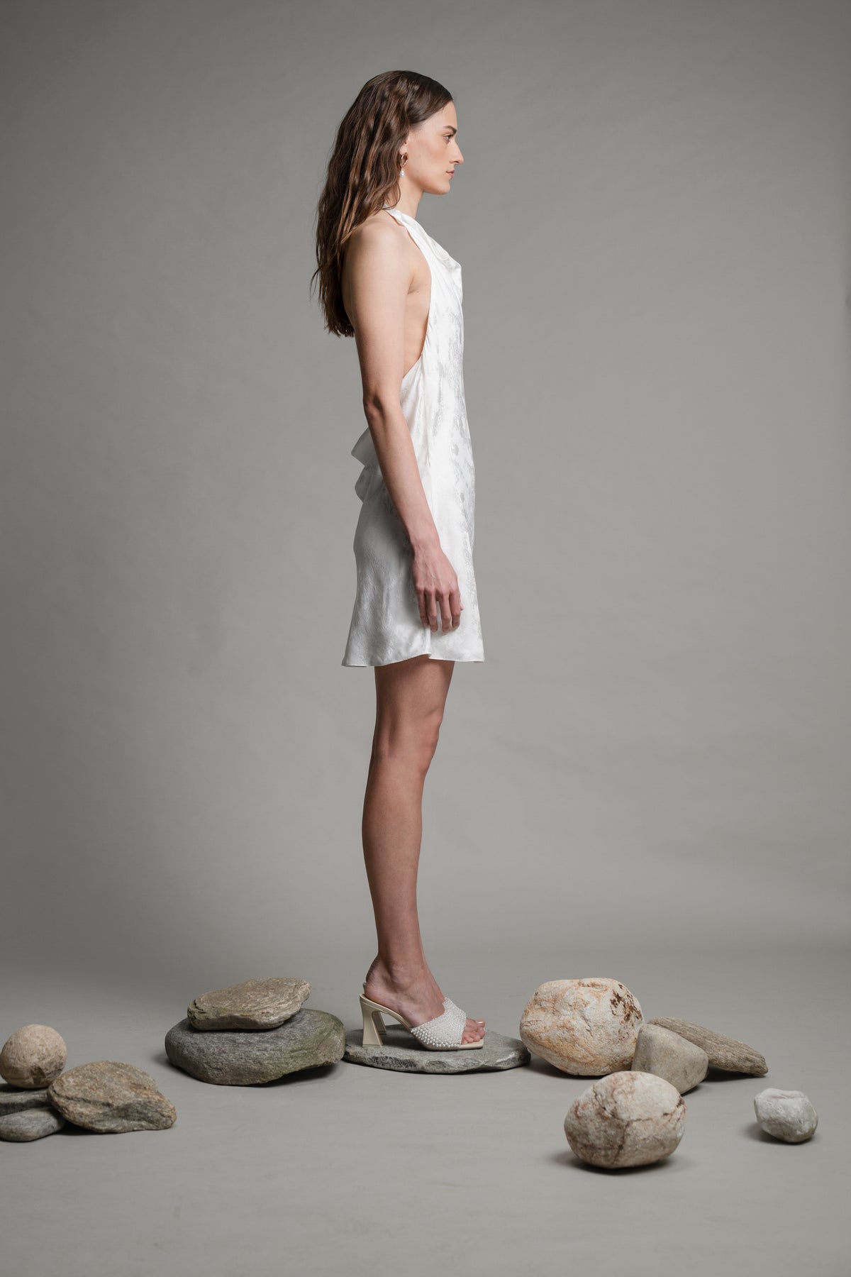Pearl Satin Dress