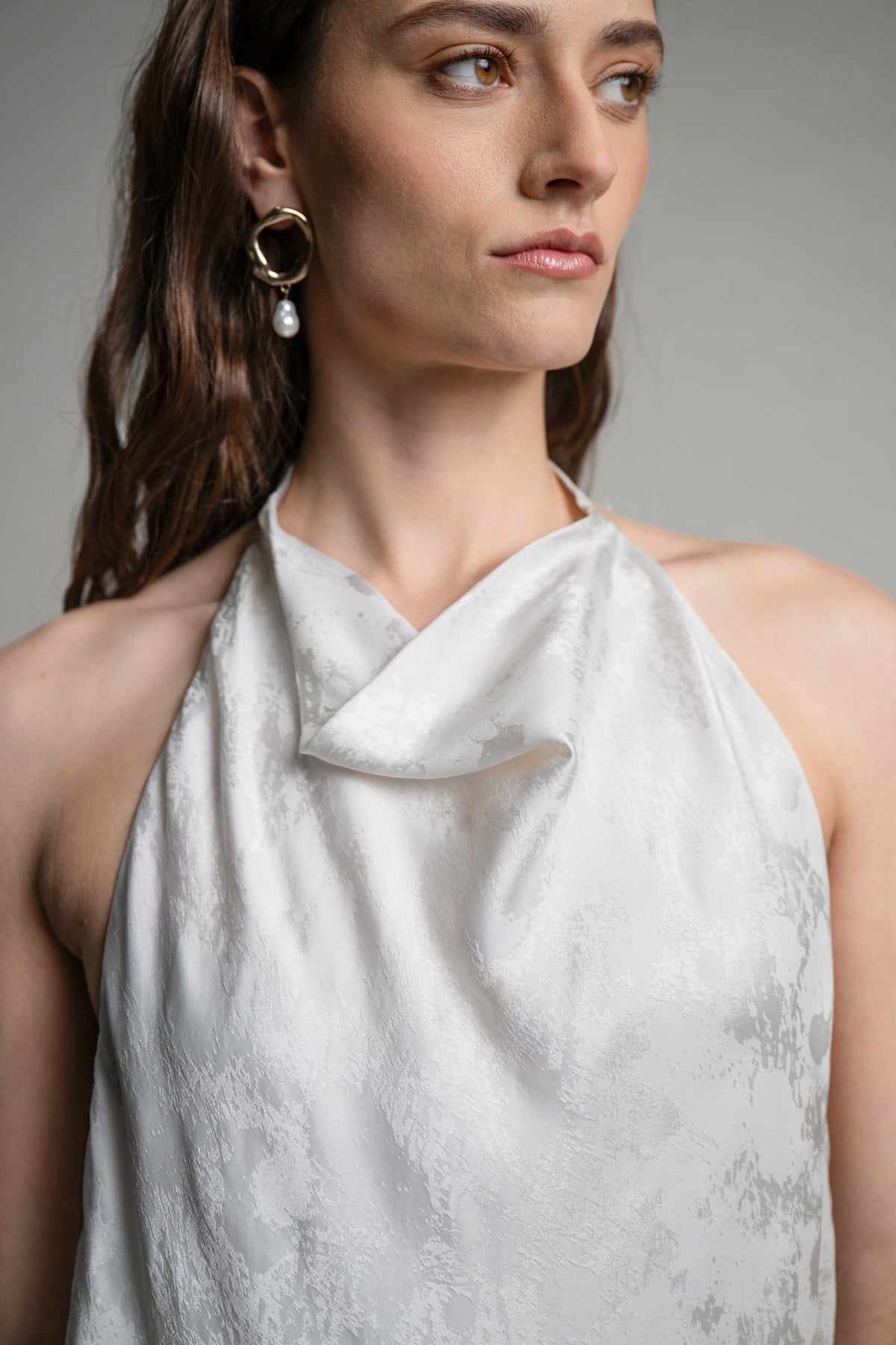 Pearl Satin Dress