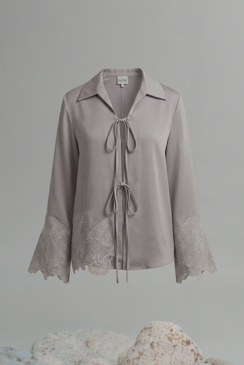 Fragment Satin Shirt