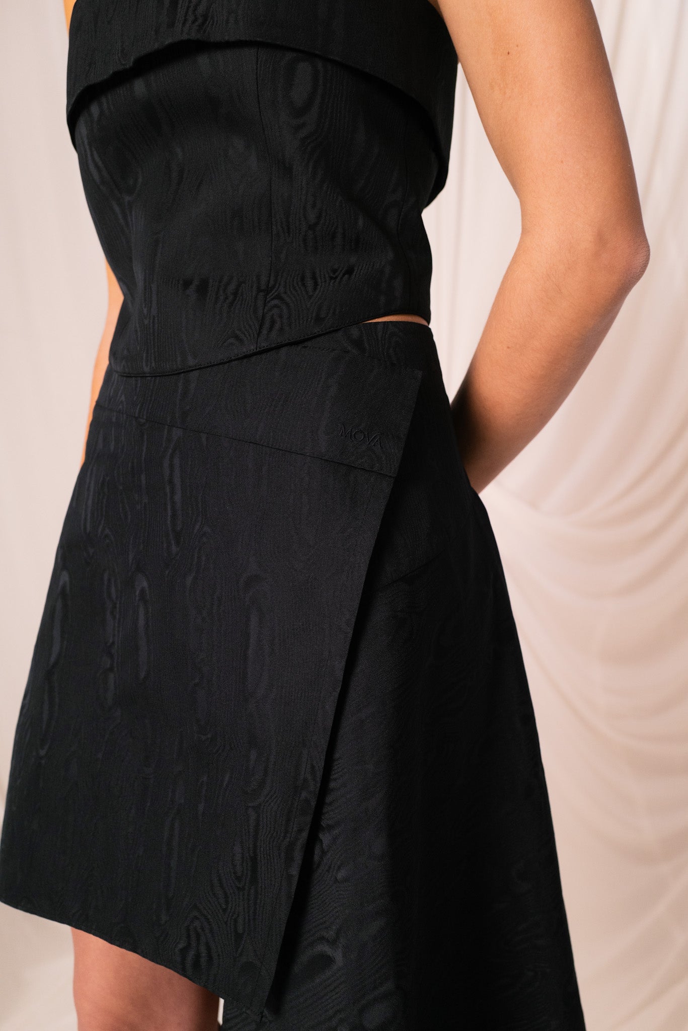 Aquarelle Moiré Skirt
