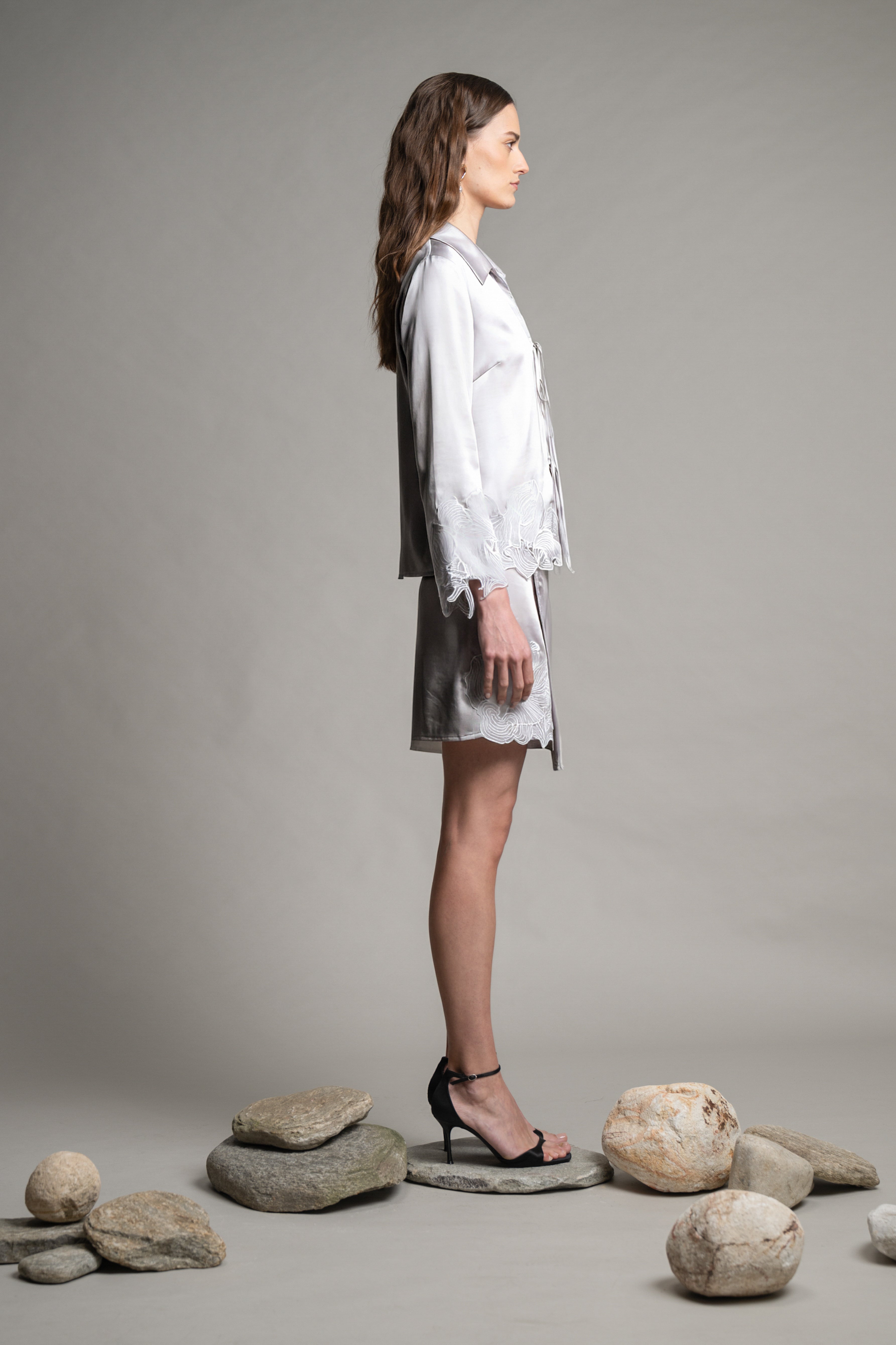 Fragment Satin Shirt
