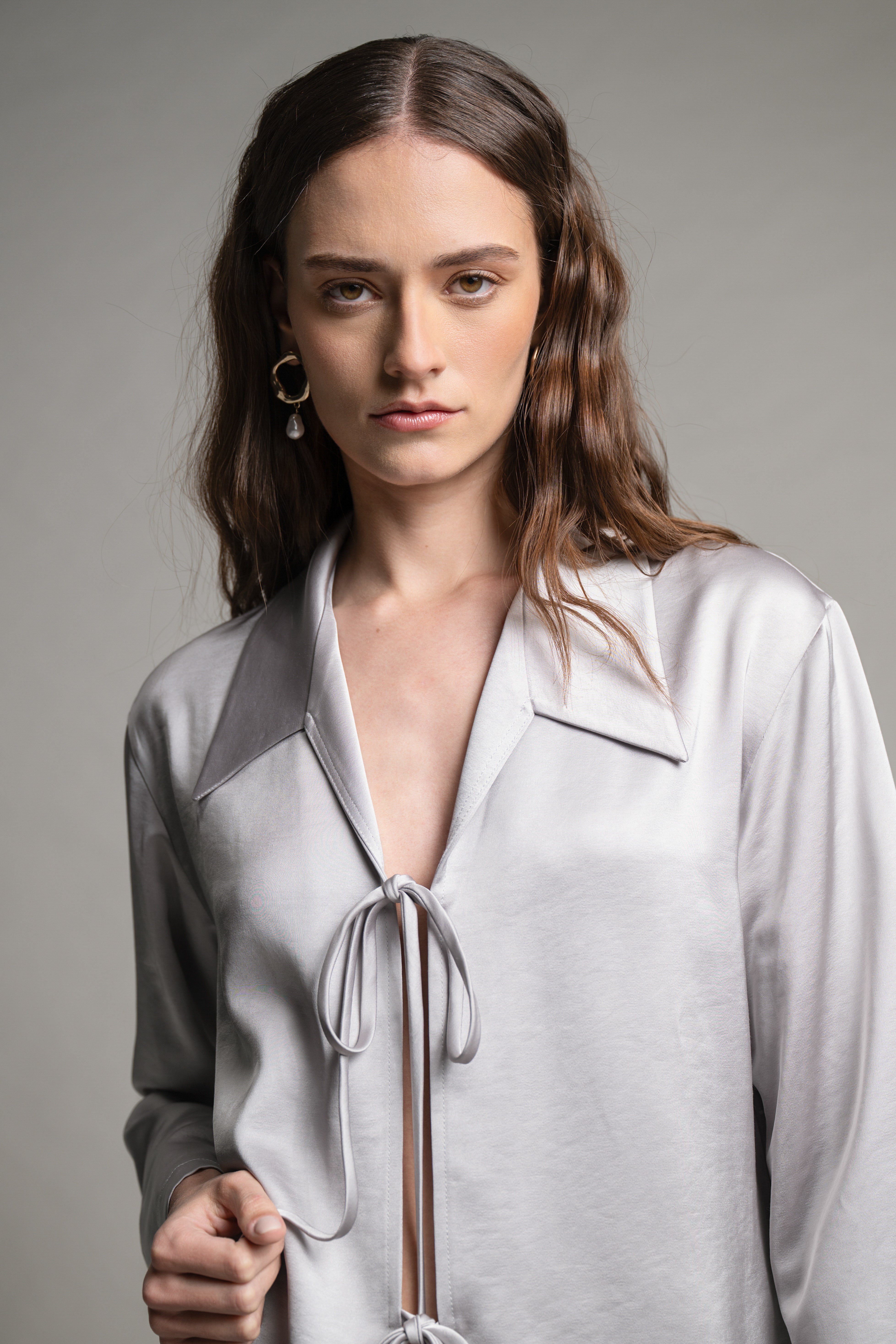 Fragment Satin Shirt