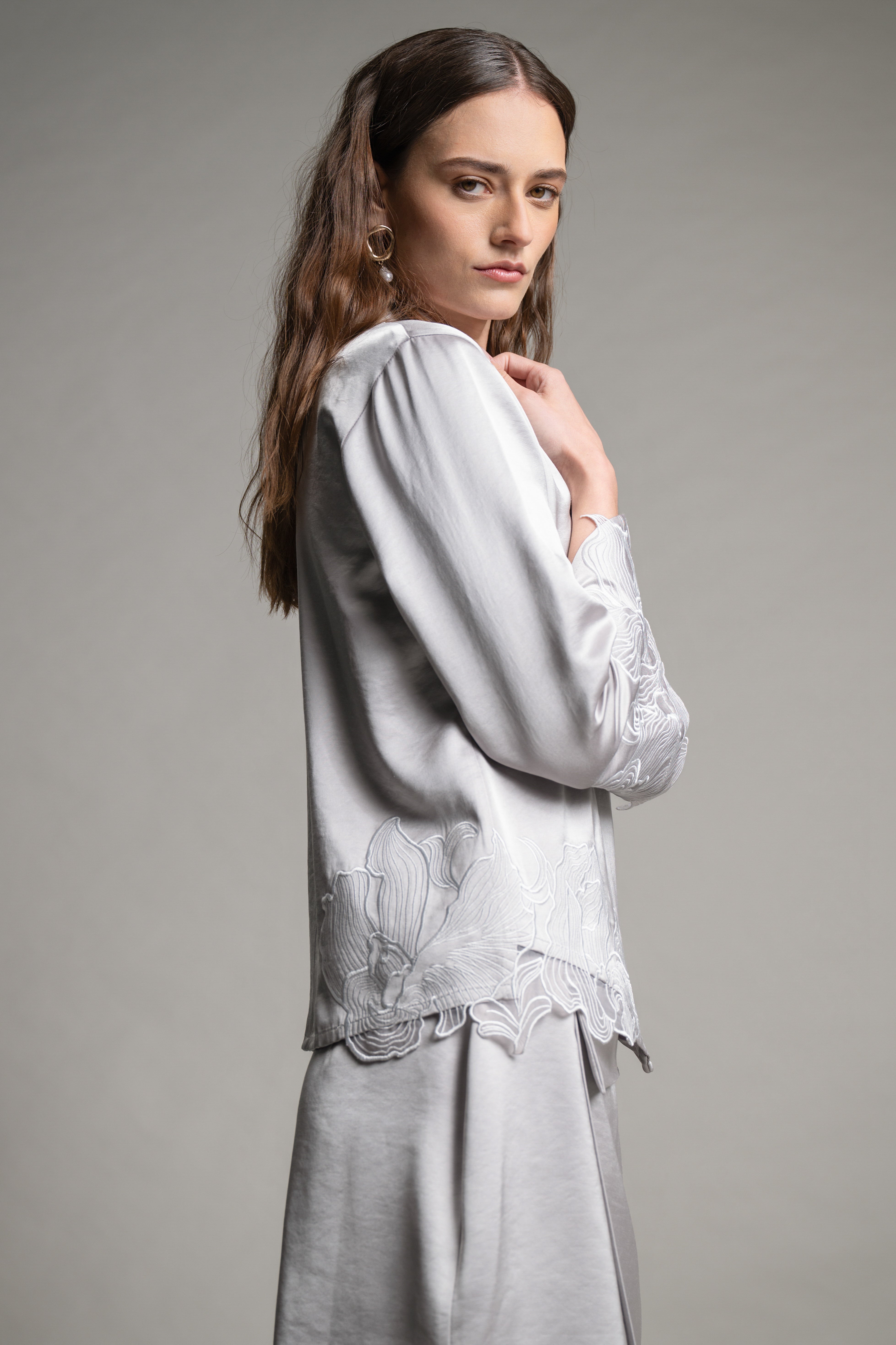Fragment Satin Shirt