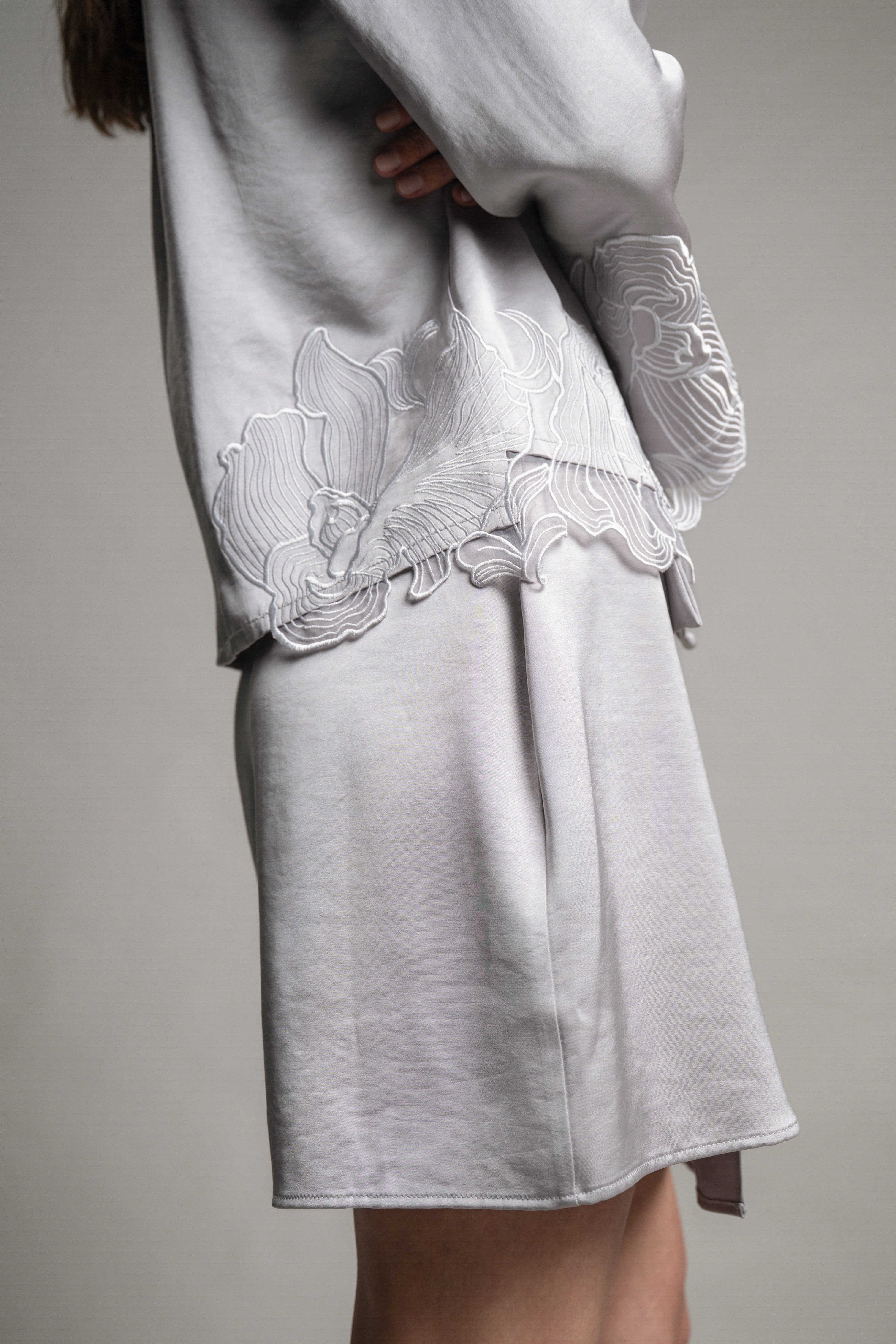 Fragment Satin Shirt